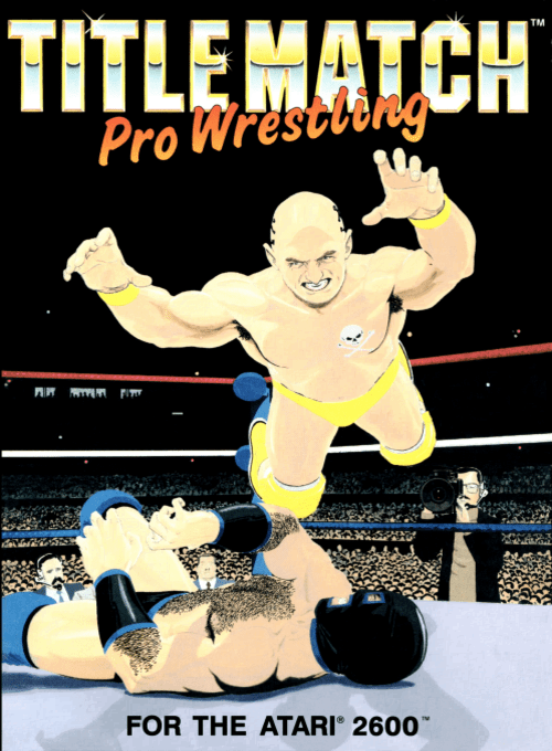 Title Match Pro Wrestling box art for Atari 2600